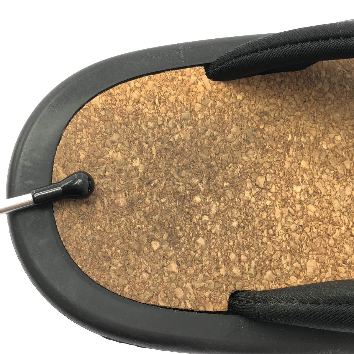 JOJO | 軟木人字涼鞋 | 尺寸 25.5 | 黑色/米色 | 男款