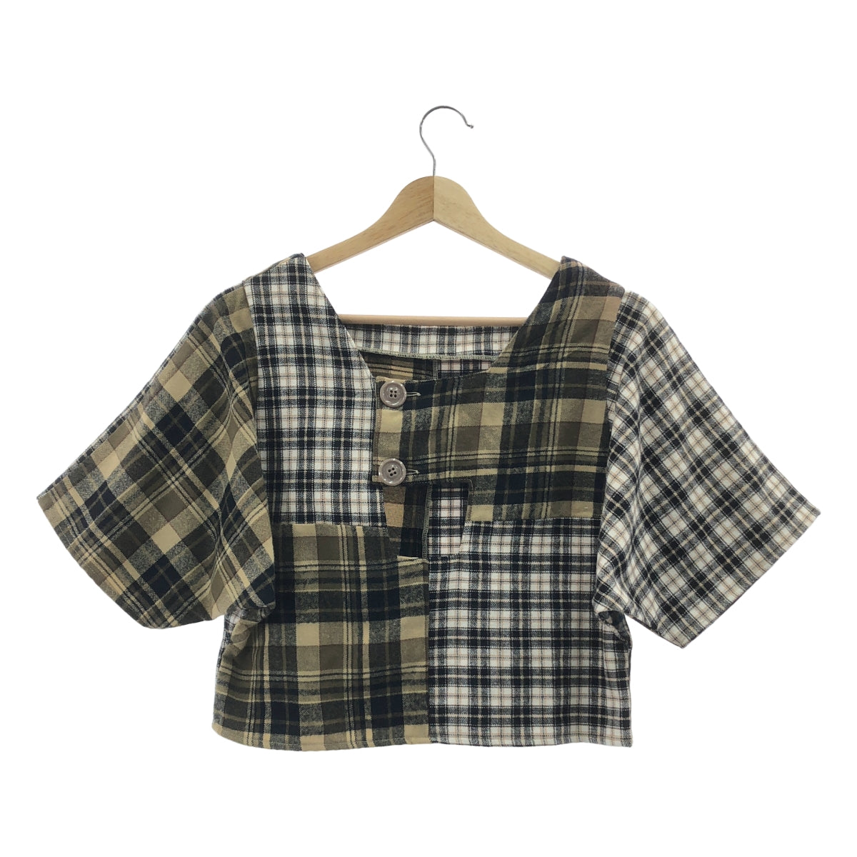 MALION vintage / 마리온 빈티지 | nell check top 체크 셔츠 탑스 | F |
