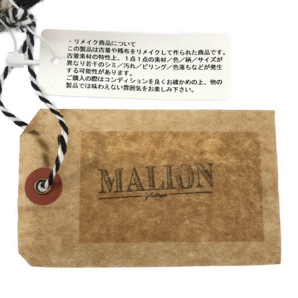 MALION vintage / 마리온 빈티지 | nell check top 체크 셔츠 탑스 | F |