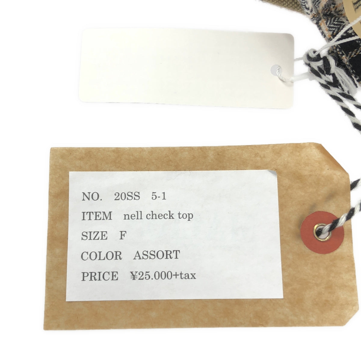 MALION vintage / 마리온 빈티지 | nell check top 체크 셔츠 탑스 | F |