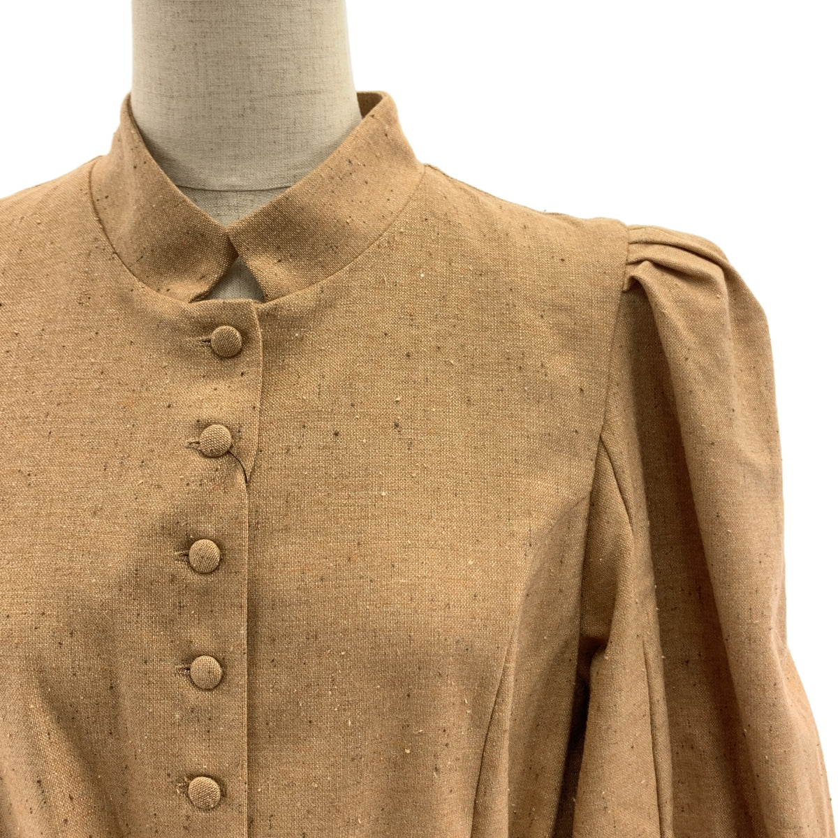 [狀況極佳] DESTREE AMOAKO DRESS 羊毛襯衫裙 | M碼 | 米色 | 女款