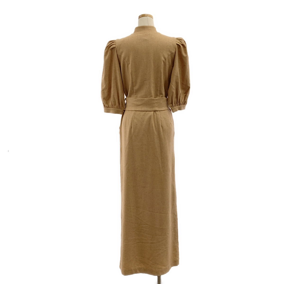 [狀況極佳] DESTREE AMOAKO DRESS 羊毛襯衫裙 | M碼 | 米色 | 女款