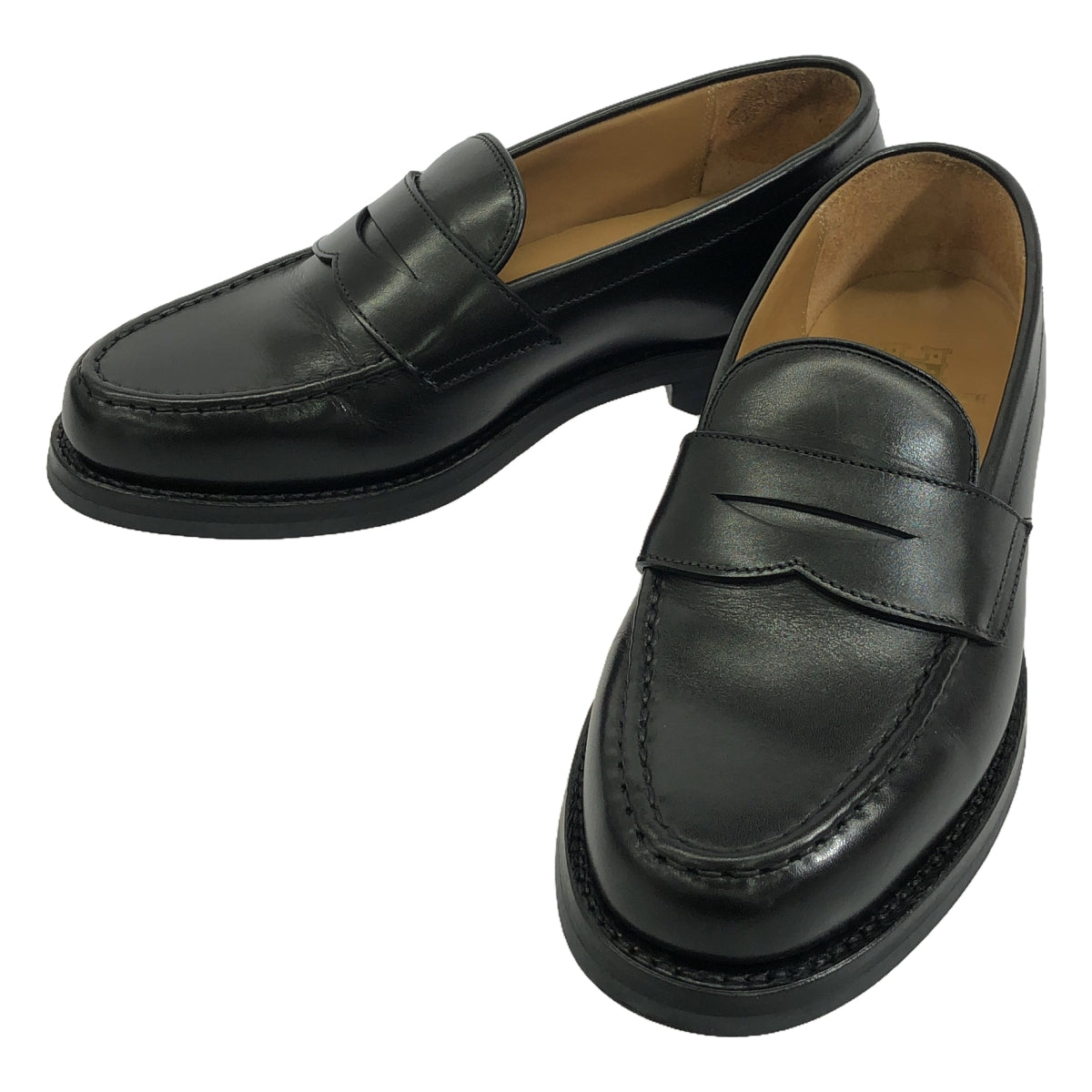 HARROGATE / Harrogate | SHOREDITCH / Leather penny loafers / Leather shoes | 6 | black | Men's