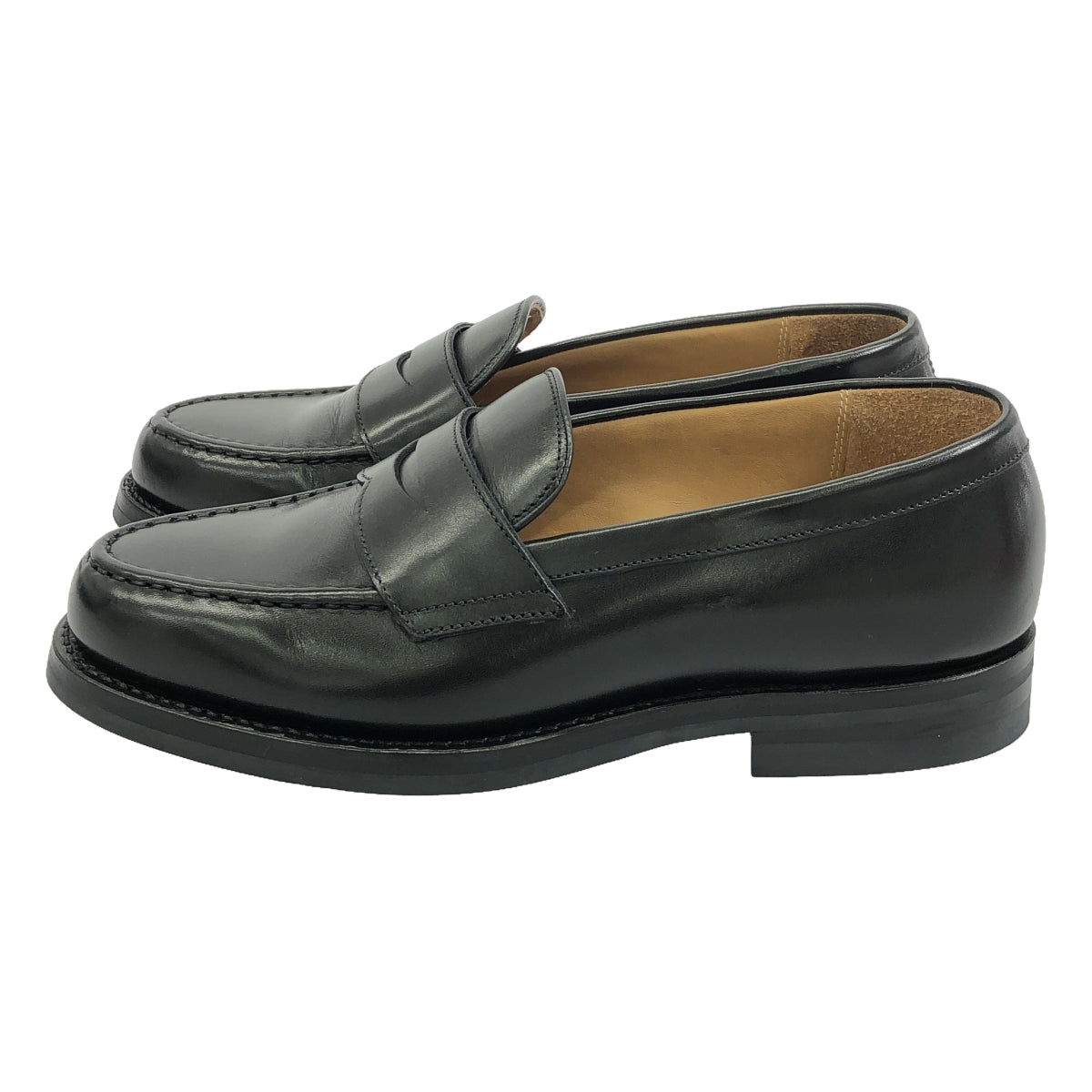 HARROGATE / Harrogate | SHOREDITCH / Leather penny loafers / Leather shoes | 6 | black | Men's