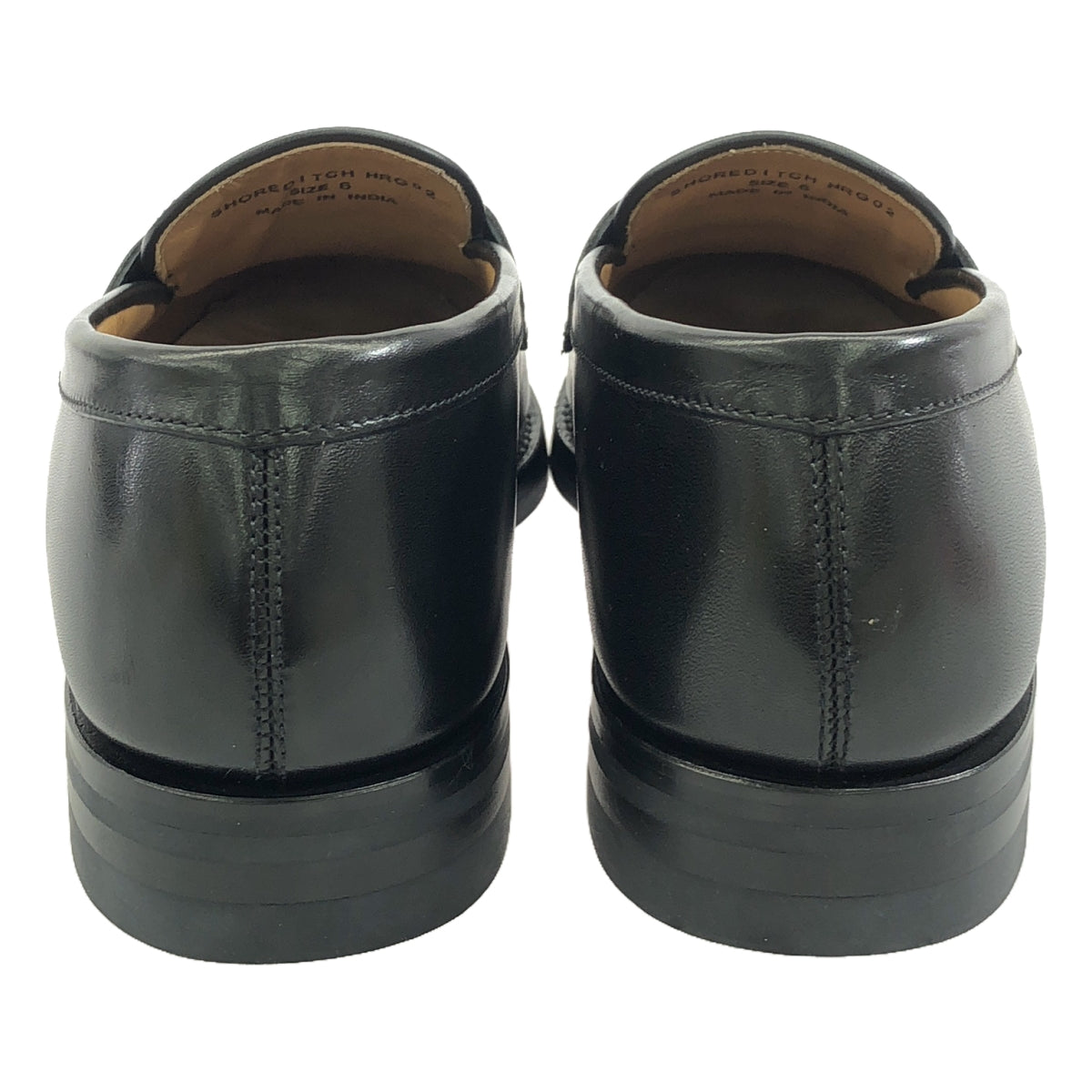 HARROGATE / Harrogate | SHOREDITCH / Leather penny loafers / Leather shoes | 6 | black | Men's