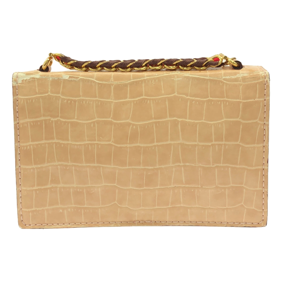 STELLA McCARTNEY / Stella McCartney | Crocodile embossed square handbag |