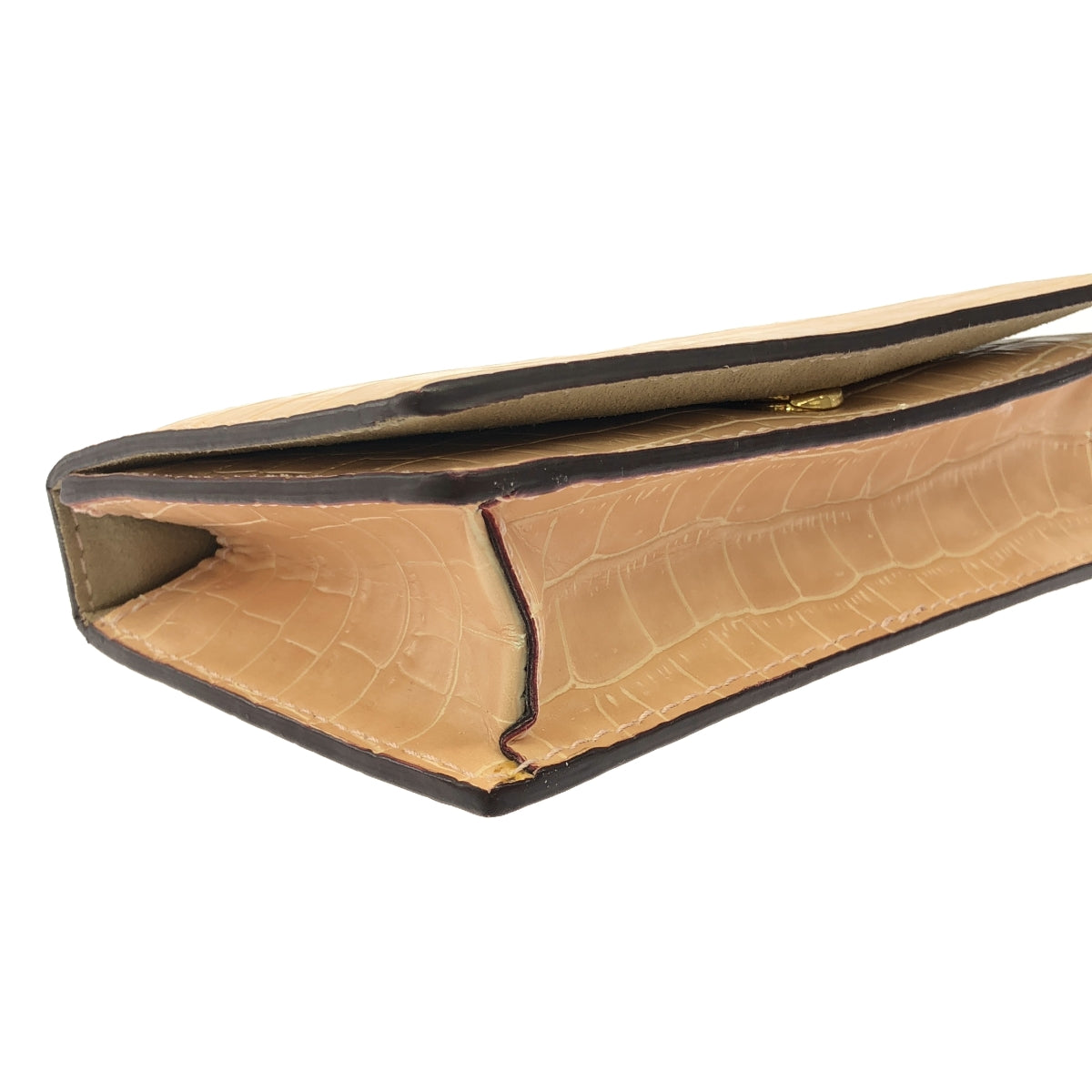 STELLA McCARTNEY / 스텔라 맥카트니 | 악어 푸시 스퀘어 핸드백 | 핑크 베이지 | 여성