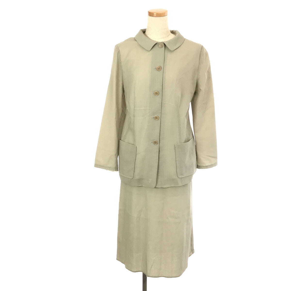 LAWRENCE STEELE | Set-up jacket and back button skirt | 40 | Gray | Women's