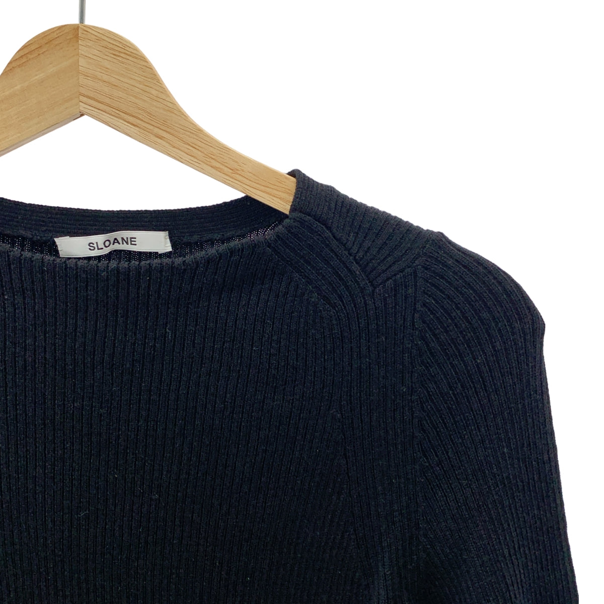 SLOANE / スローン | 14Gリブ メリノウール ラウンドネック | 1