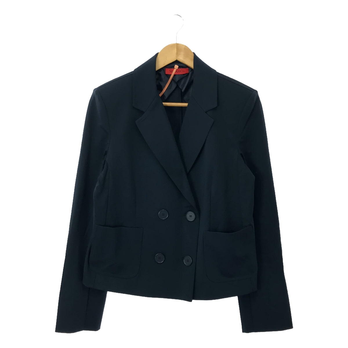 【美品】  Max&Co. / マックスアンドコー | ダブルブレスト ブレザージャケット | L | ブルー | レディース
