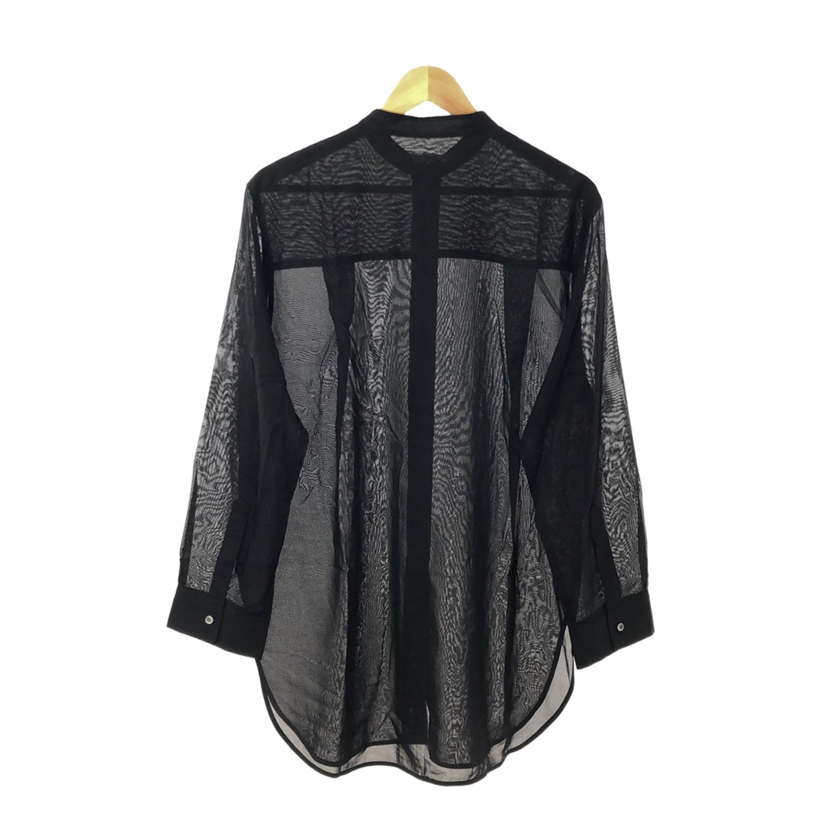 Plage | 2023AW | [R'IAM] Sheer band collar shirt | F | Women's