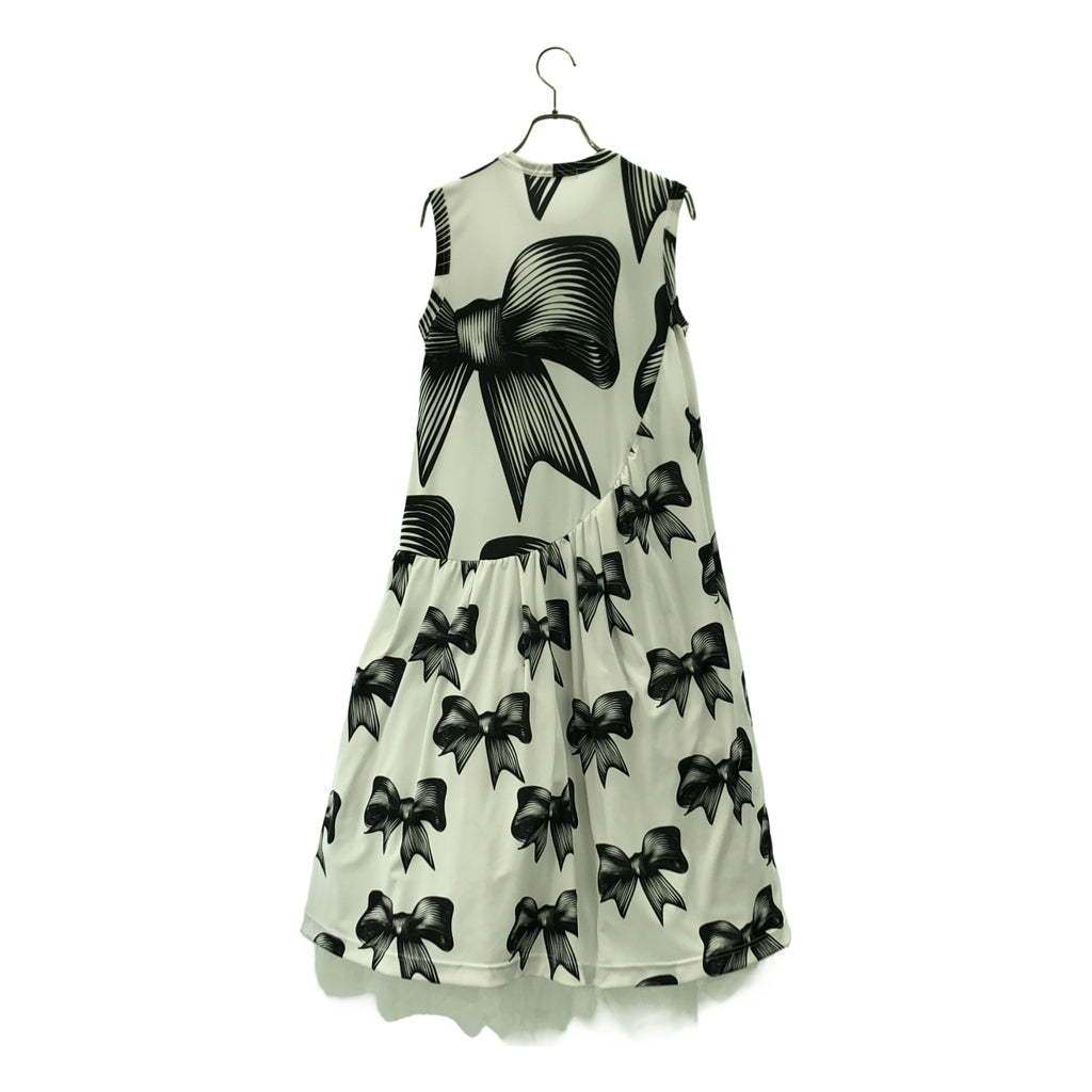 COMME des GARÇONS | 2022 春夏系列 | 緞帶印花薄紗洋裝 | S 碼 | 女裝