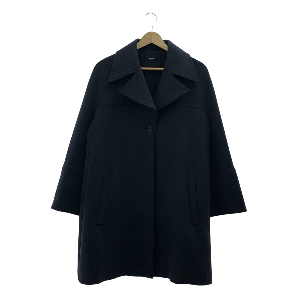JIL SANDER NAVY | 羊毛混紡切斯特大衣 | 34 | 海軍藍 | 女款