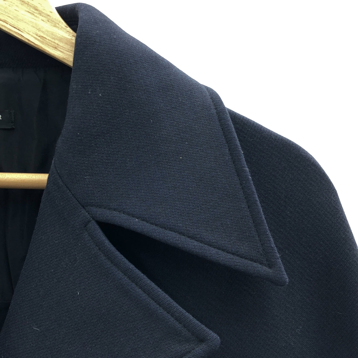 JIL SANDER NAVY / ジルサンダーネイビー | ウール混 チェスターコート | 34 | ネイビー | レディース