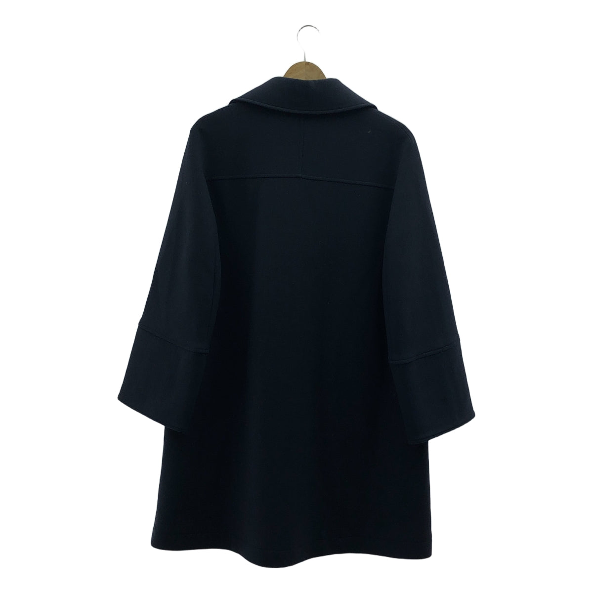 JIL SANDER NAVY / ジルサンダーネイビー | ウール混 チェスターコート | 34 | ネイビー | レディース