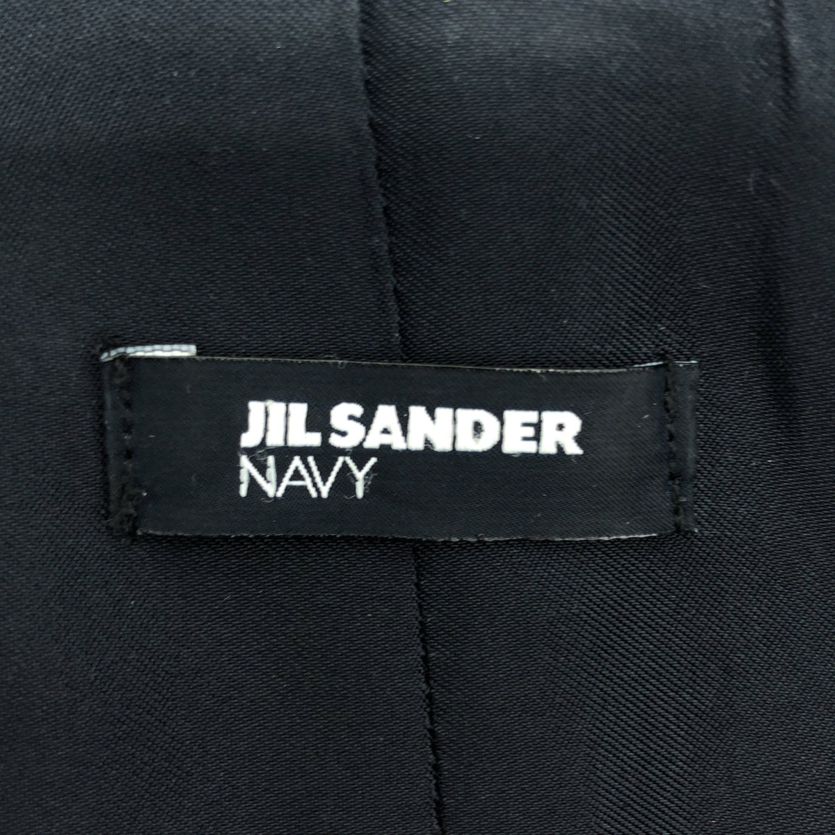 JIL SANDER NAVY / ジルサンダーネイビー | ウール混 チェスターコート | 34 | ネイビー | レディース