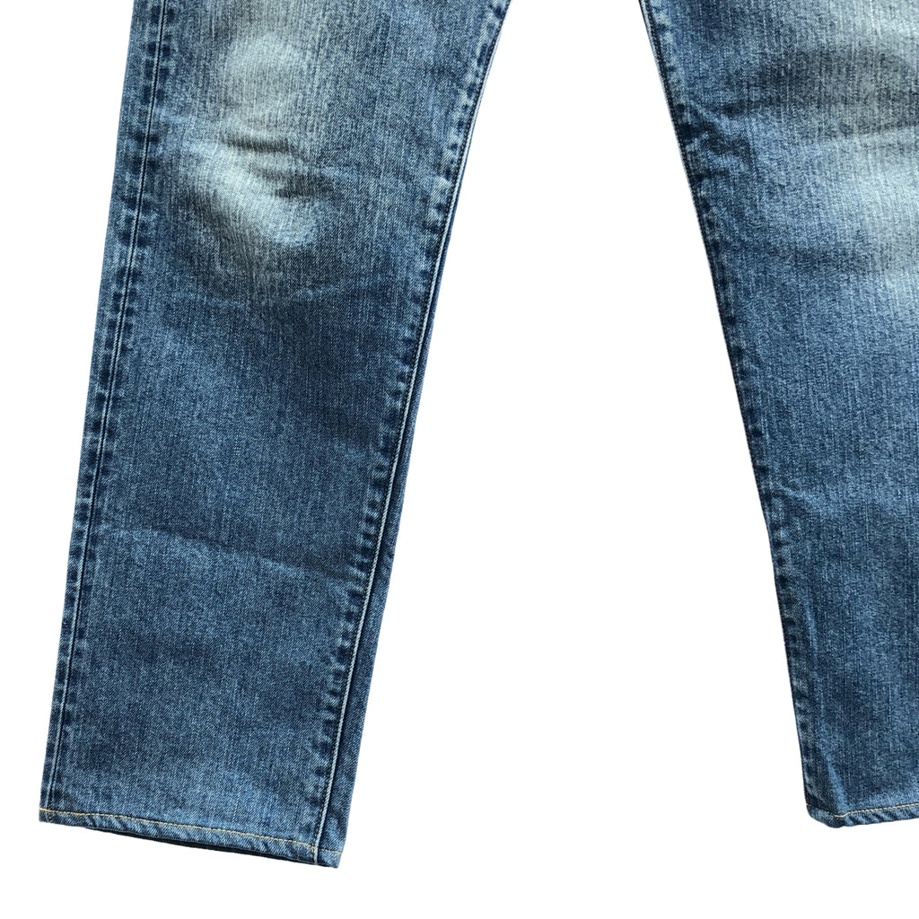 CIOTA / シオタ | インディゴ テーパード スビンコットン 13.5oz デニム パンツ | 32 | インディゴ | メンズ