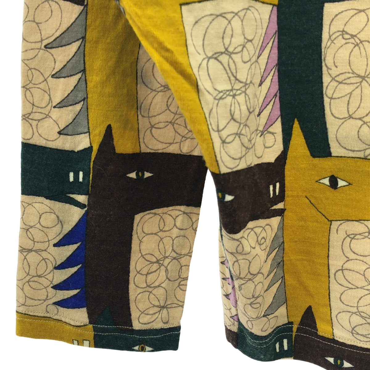 mina perhonen / Mina Perhonen | thoroughbred crew neck cut and sew | 36 | Women's