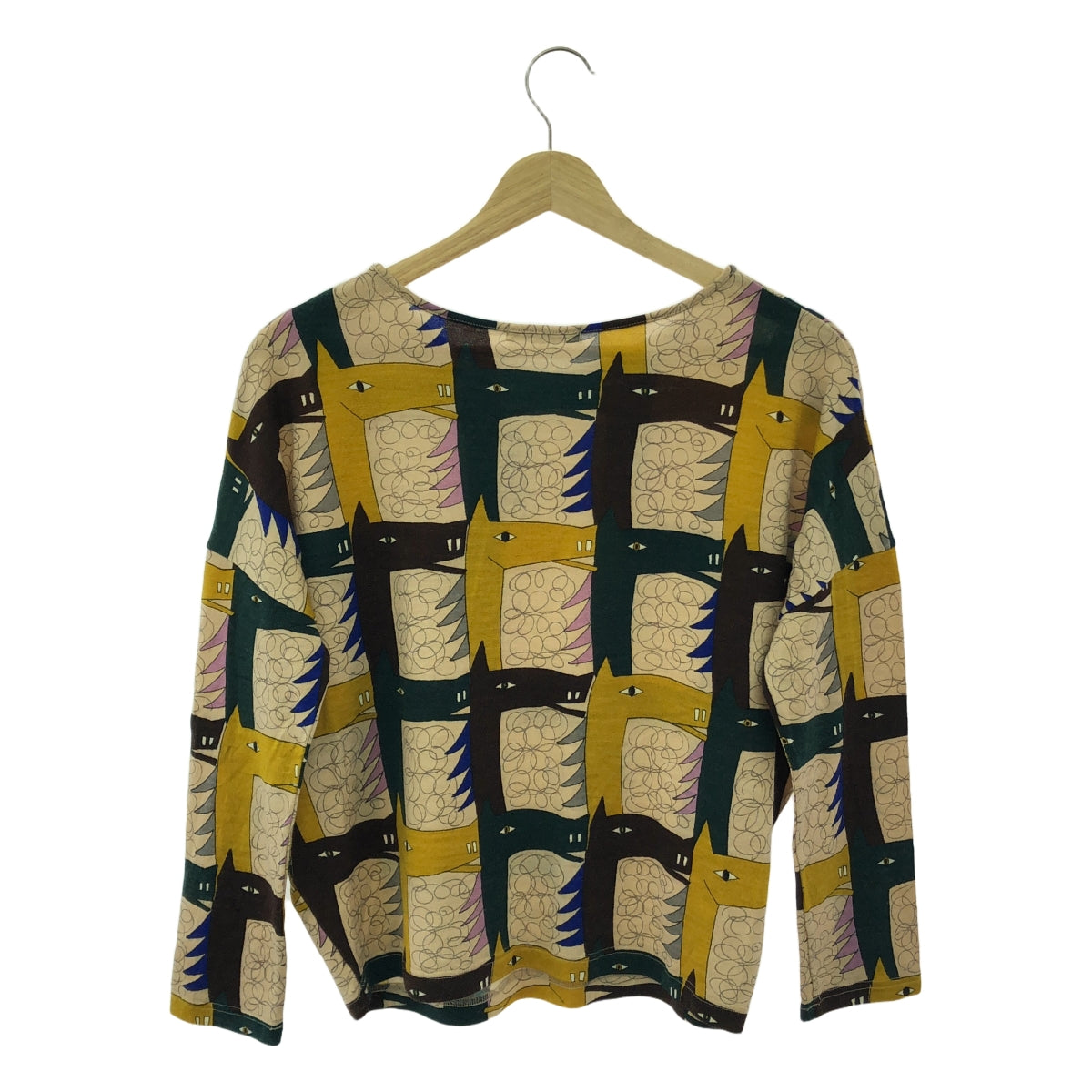 mina perhonen / Mina Perhonen | thoroughbred crew neck cut and sew | 36 | Women's