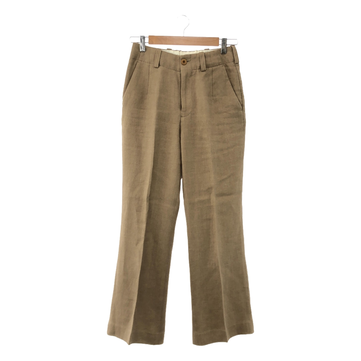 UNION LAUNCH | Linen Herringbone Slacks | XS | Women's