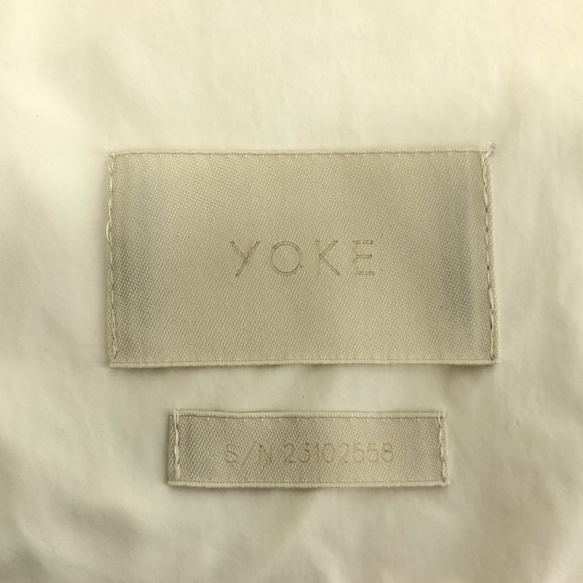 YOKE / ヨーク | 2023SS | HOODED BLOUSON / ドローストリング オーバー ジャケット フーディ / ユニセックス | 1 | アイボリー | メンズ