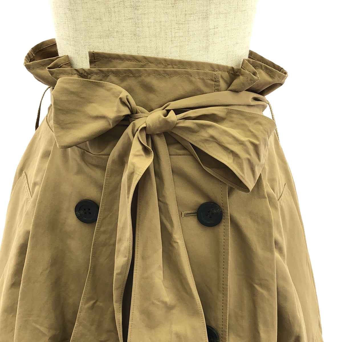 ADORE / アドーア | ダブルボタン フレアスカート | 36 | ライト