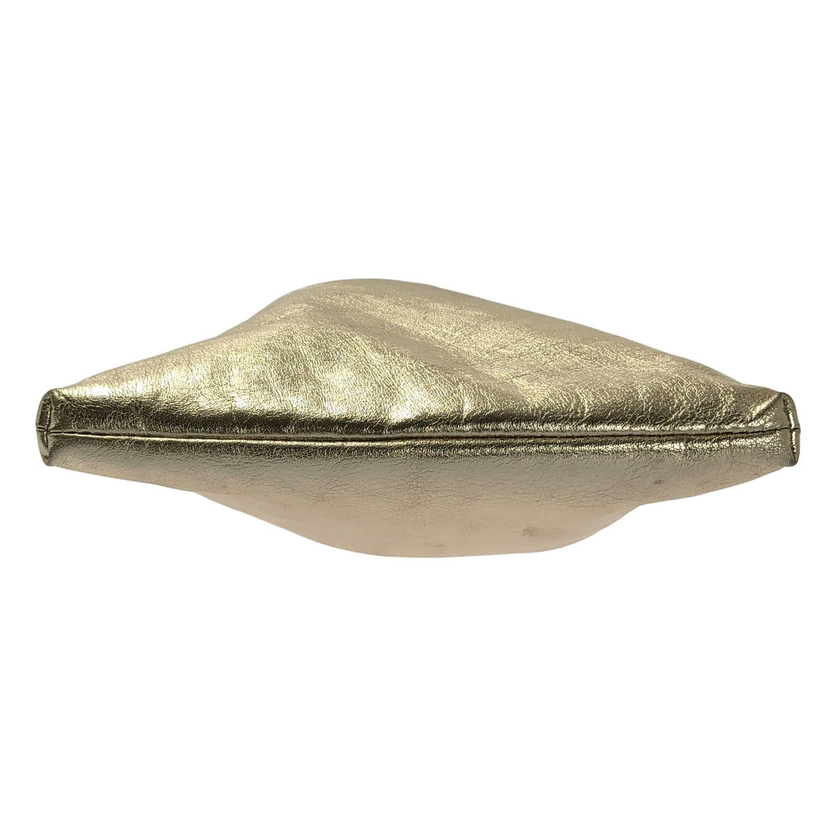 【미품】 MARCO MASI / 마르코 머지 | 가죽 로고 매력 드로 스트링 건착 숄더백 | 실버 계 |