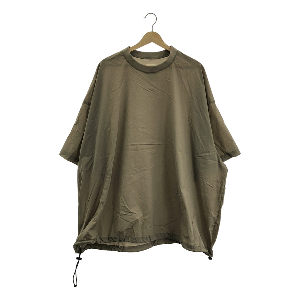 S.F.C (SFC) / エスエフシー | BIG NYLON SS TEE / ナイロン オーバーサイズ ドローストリング カットソー | XXL |