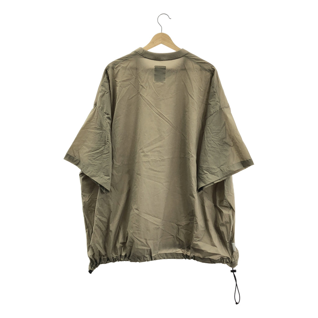 S.F.C (SFC) / エスエフシー | BIG NYLON SS TEE / ナイロン オーバーサイズ ドローストリング カットソー | XXL |