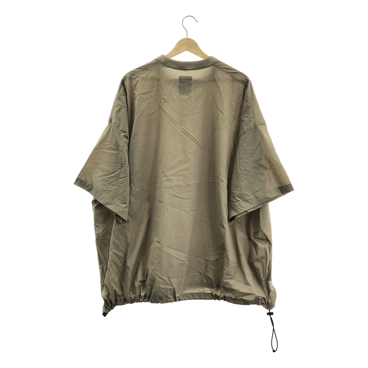 S.F.C (SFC) / エスエフシー | BIG NYLON SS TEE / ナイロン オーバーサイズ ドローストリング カットソー | XXL |