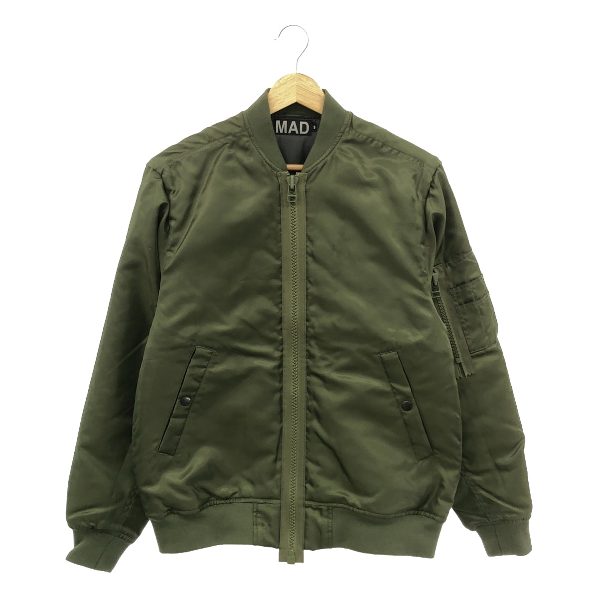 [Good Condition] UNDER COVER | Back Print MA-1 Bomber Jacket | S | Olive | Men's