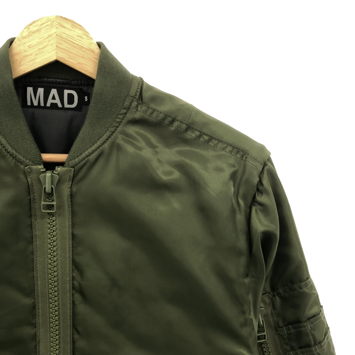 [Good Condition] UNDER COVER | Back Print MA-1 Bomber Jacket | S | Olive | Men's