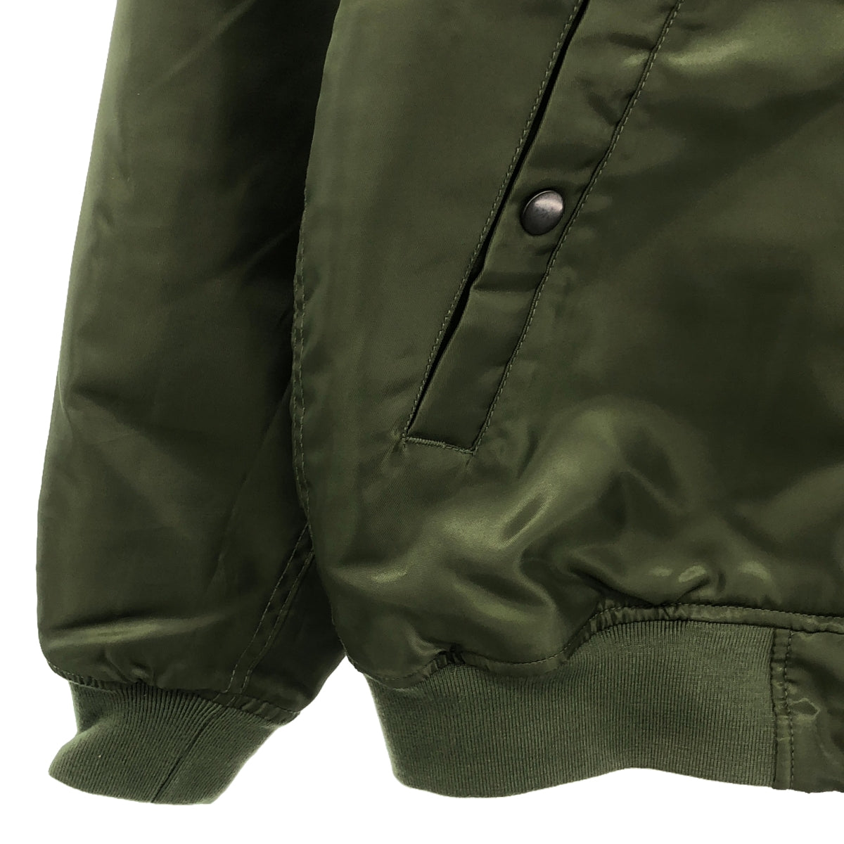 [Good Condition] UNDER COVER | Back Print MA-1 Bomber Jacket | S | Olive | Men's