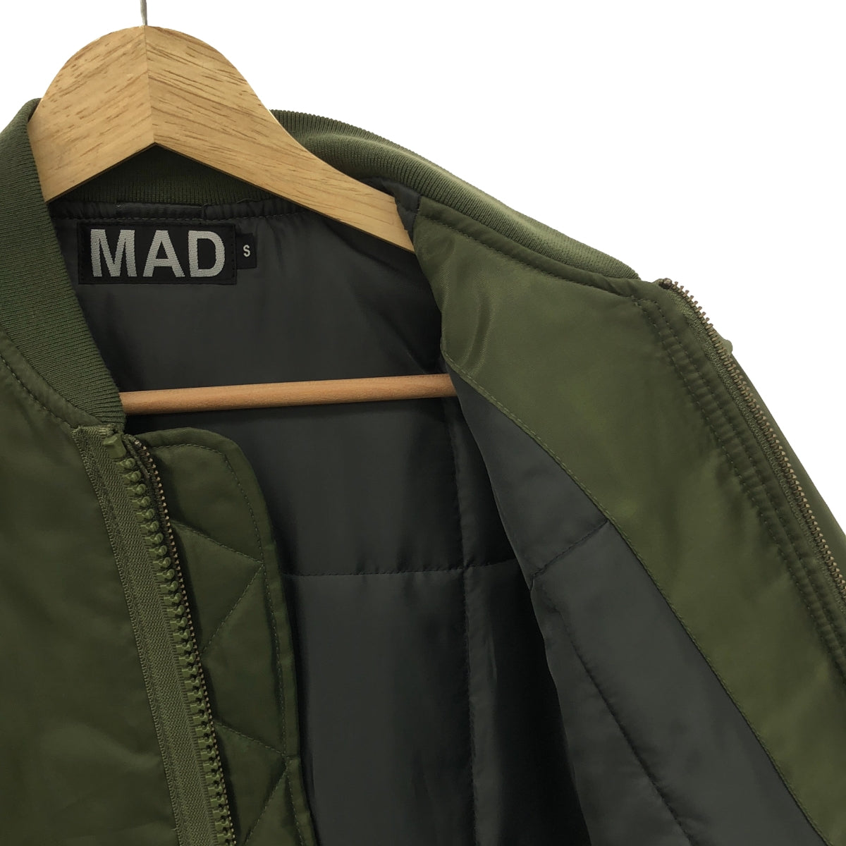 [Good Condition] UNDER COVER | Back Print MA-1 Bomber Jacket | S | Olive | Men's