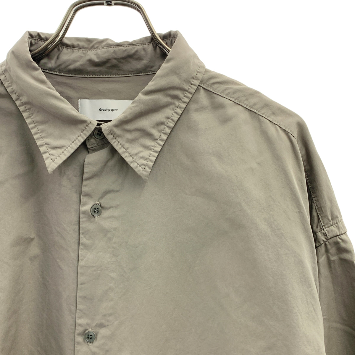 Graphpaper / 그래프 종이 | Garment Dyed Poplin 가먼트 다이 포플린 셔츠 | 1 | 남성