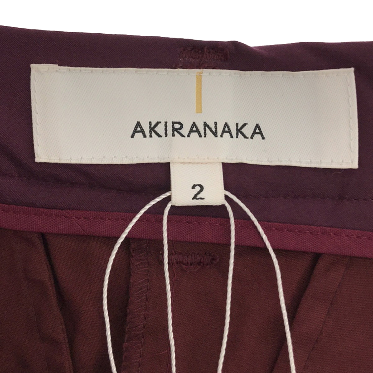 【新品】 AKIRANAKA / アキラナカ | pleats pants / レイヤード プリーツパンツ | 2 | purple | レディース