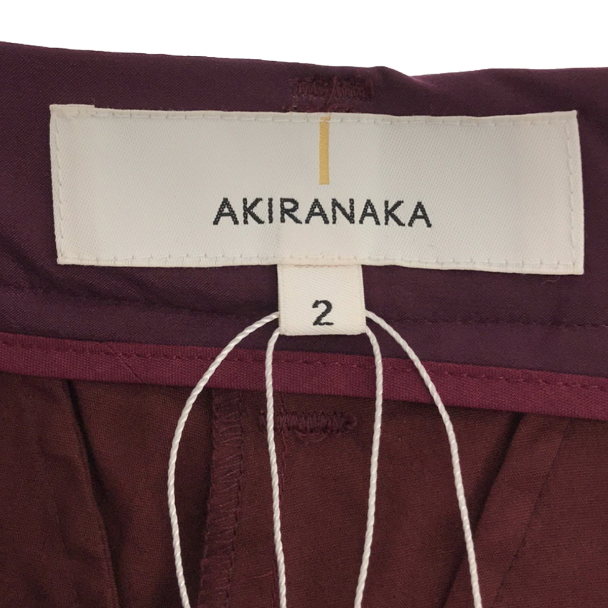 【신품】 AKIRANAKA / 아키라 나카 | pleats pants / 레이어드 플리츠 팬츠 | 2 | purple | 여성