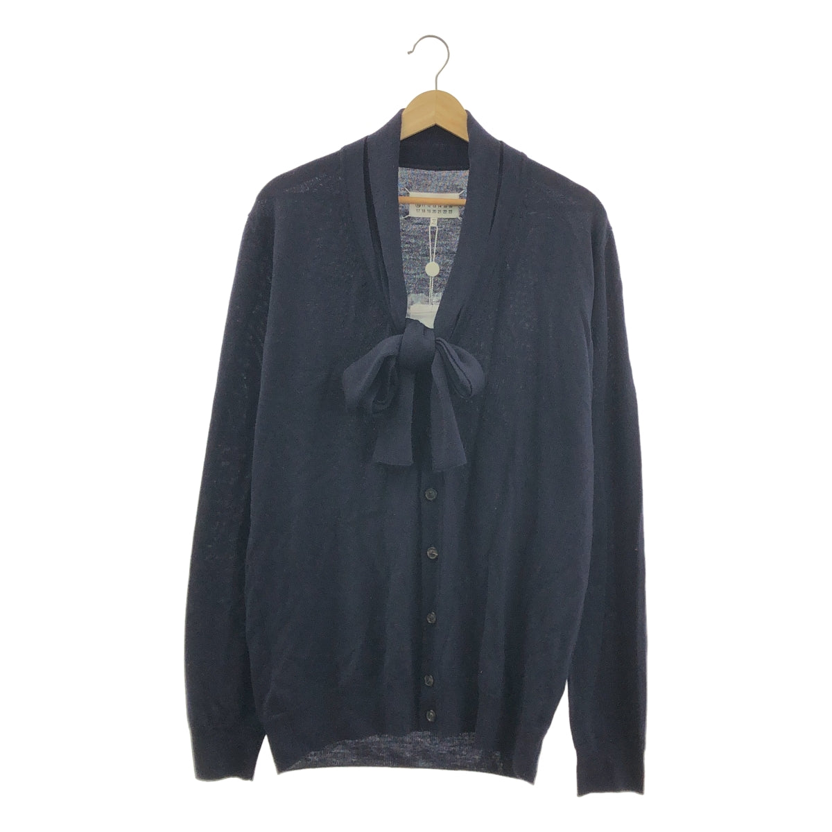 Maison Margiela | 羊毛披肩領圍巾開襟衫 | L 碼 |