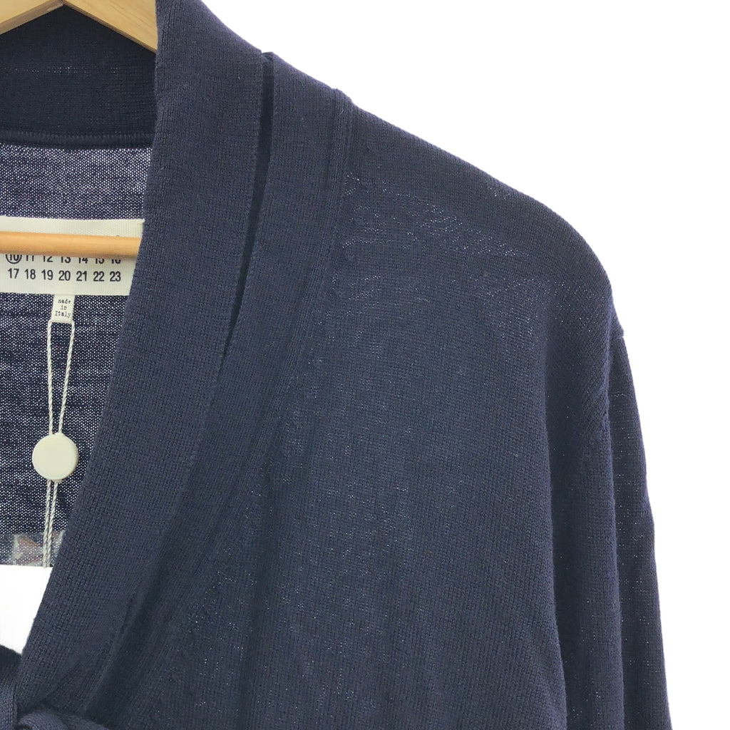 Maison Margiela / メゾンマルジェラ | ウール ショールカラー スカーフ カーディガン | L |