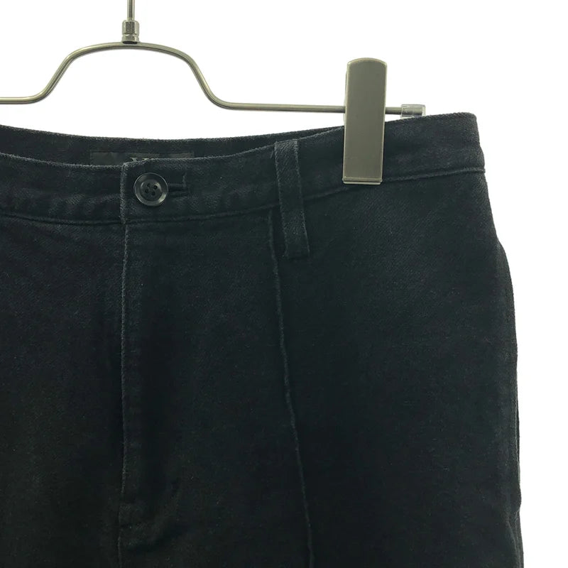 Y's / ワイズヨウジヤマモト | 2024AW | C/LI GABARDINE PIN TUCKED SLIM PANTS リネン コットン ギャバジン ピンタック スリムパンツ | 1 | レディース