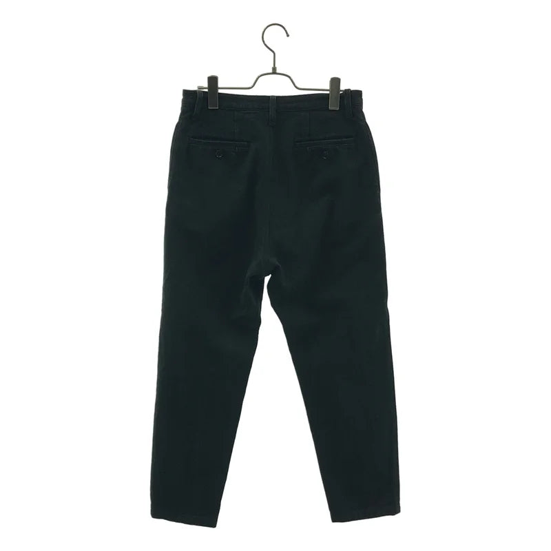 Y's / ワイズヨウジヤマモト | 2024AW | C/LI GABARDINE PIN TUCKED SLIM PANTS リネン コットン ギャバジン ピンタック スリムパンツ | 1 | レディース