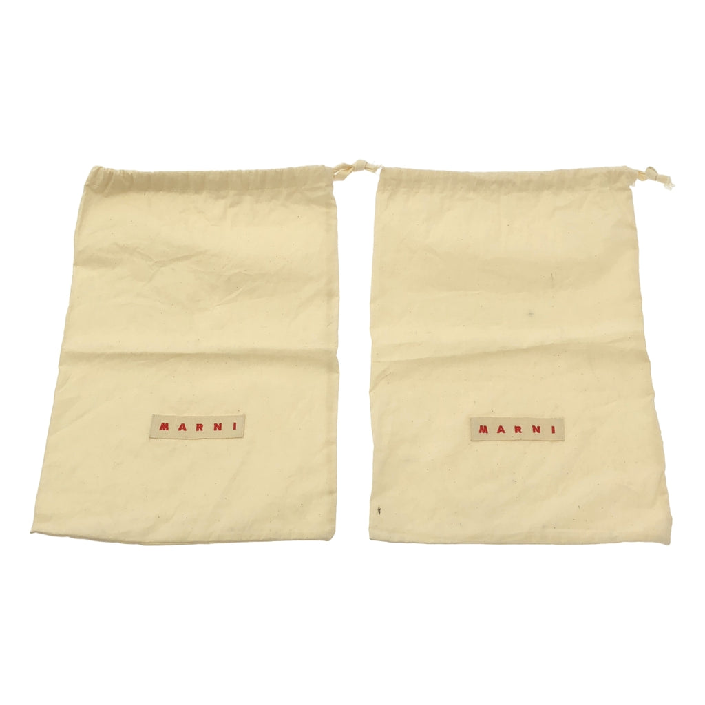 MARNI / 마르니 | 가죽 메탈릭 라미네이트 벨크로 샌들 | 36 |