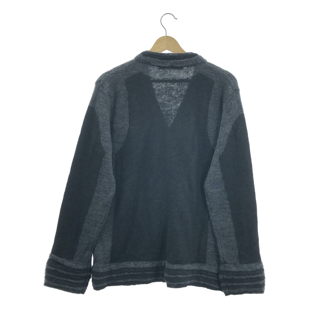 [類似新品] LIMI feu 馬海毛多層開襟衫 | S 碼 | 黑/灰 | 女款