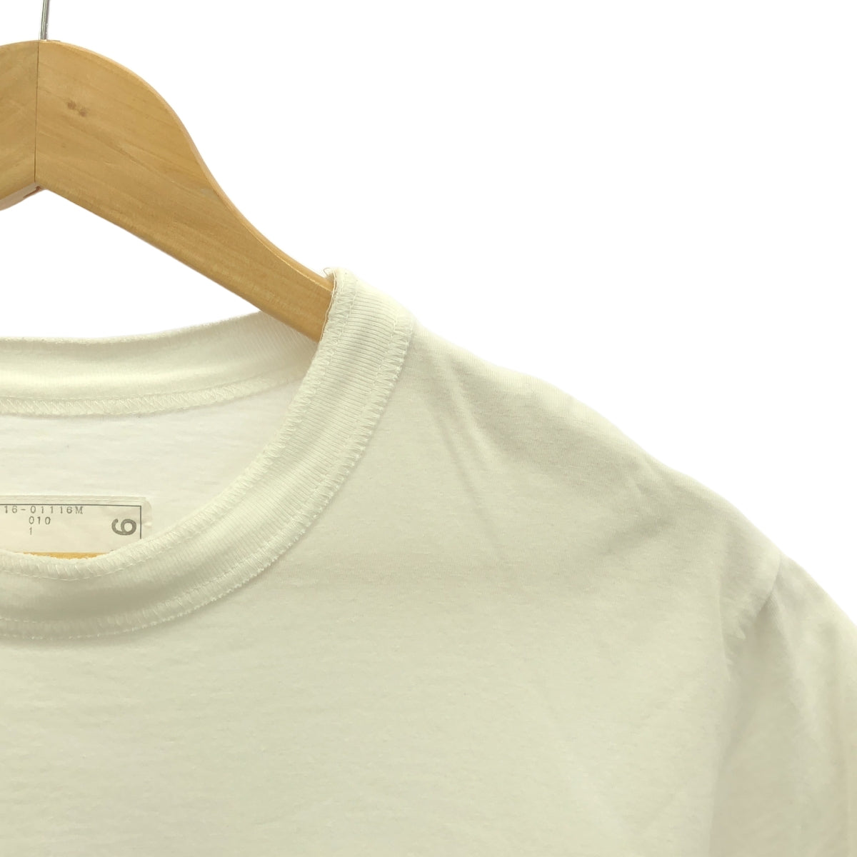 sacai | 圓領口袋T卹剪裁與縫紉 | 1 | 白色 | 男款