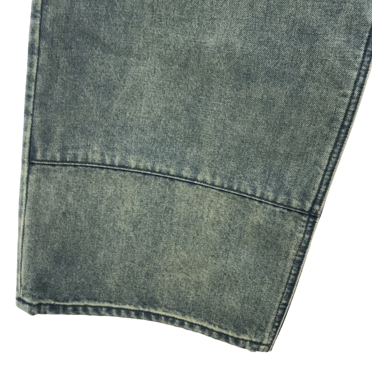 [Good Condition] SHIKITARI | FADED WIDE DENIM PANTS | Vintage Wide Denim Pants | L | Indigo | Men's