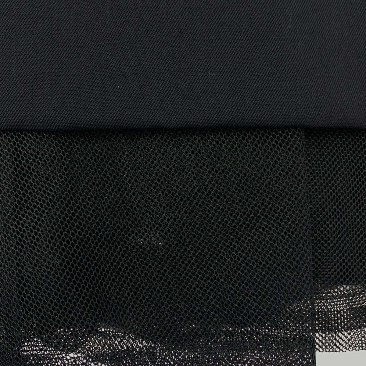 【美品】  noir kei ninomiya / ノワールケイニノミヤ | 2020SS | チュールドッキング レイヤード 吊りスカート ワンピース | S | ブラック | レディース