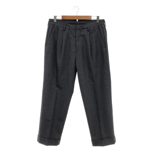 District UNITED ARROWS | Wool 2-pleat straight slacks | Size 46 | Men's