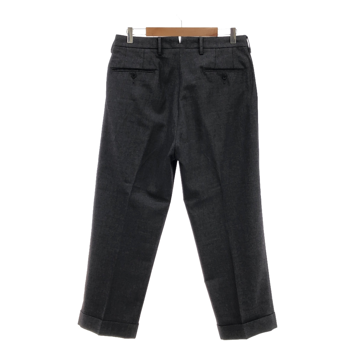 District UNITED ARROWS | Wool 2-pleat straight slacks | Size 46 | Men's