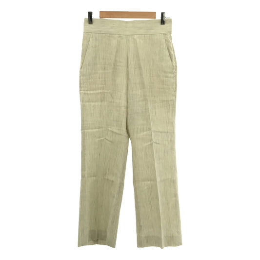 Chaos | GENTLEMAN LADY Wool Linen Herringbone Twill Pants | Size 36 | Women's