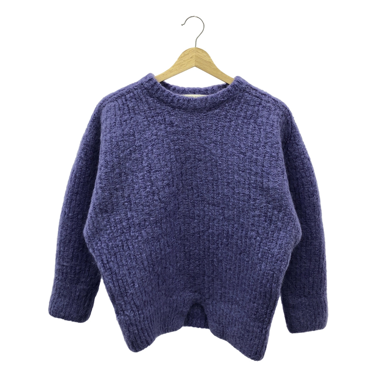 JUN MIKAMI | Kid Mohair Pullover Knit | Purple | Women's